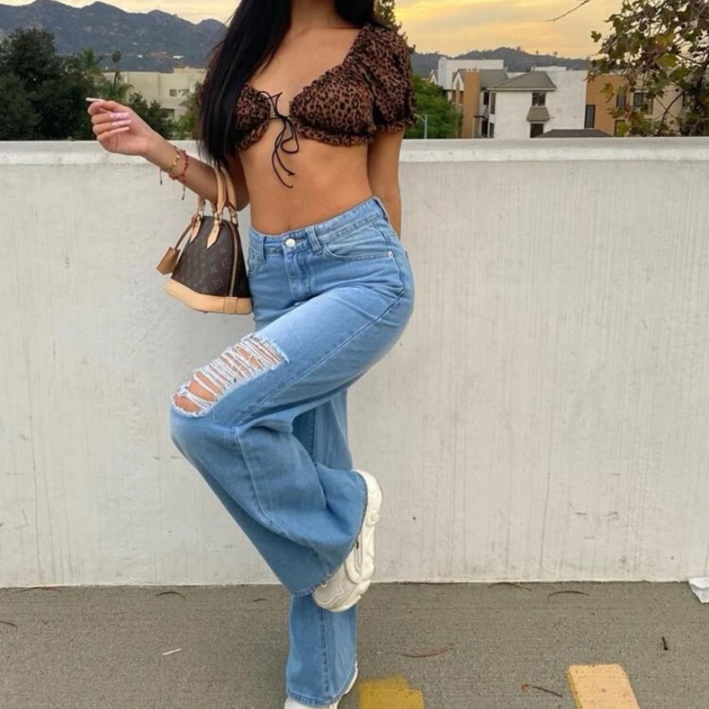 Cute Animal Print Crop Top